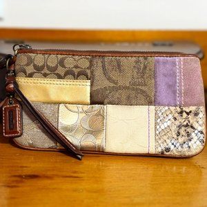 Authentic Coach Patchwork Signature Whipstitch